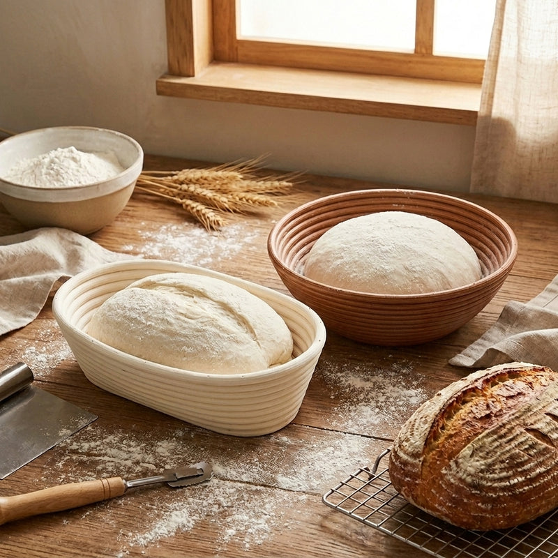 Vague Oval Bread Proofing Basket