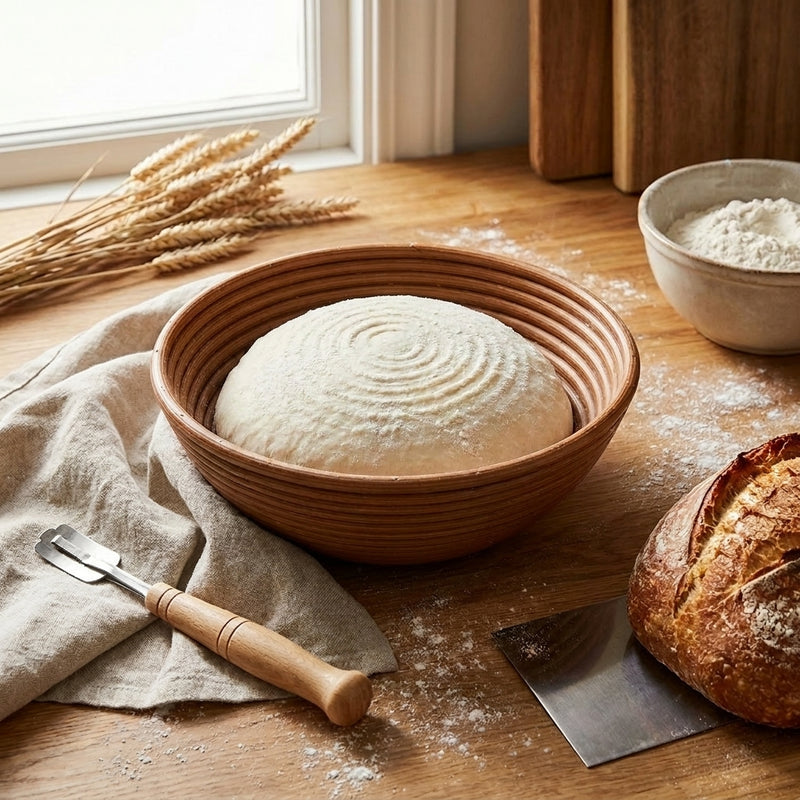 Vague Round Bread Proofing Basket