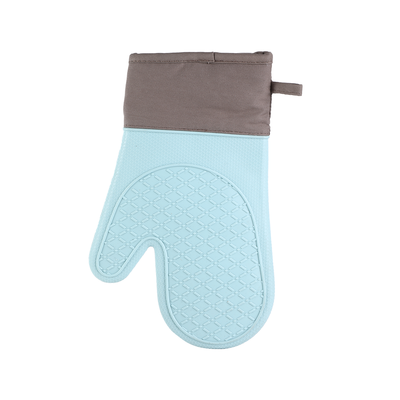 Silicone Oven Glove Green & Brown 29 x 18 cm - Al Makaan Store