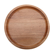 Vague Round Wooden Tray - Al Makaan Store