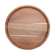 Vague Round Wooden Tray - Al Makaan Store