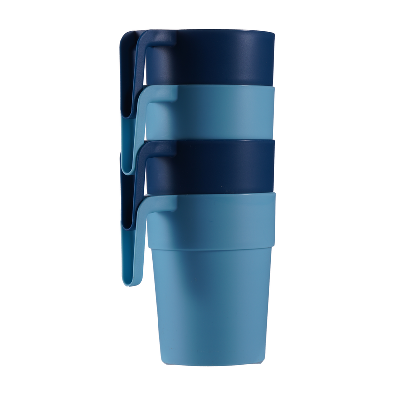 Vague Water Pitcher with 4 Cups Set 1.8 L - Al Makaan Store