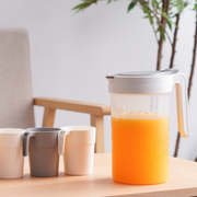Vague Water Pitcher with 4 Cups Set 1.8 L - Al Makaan Store