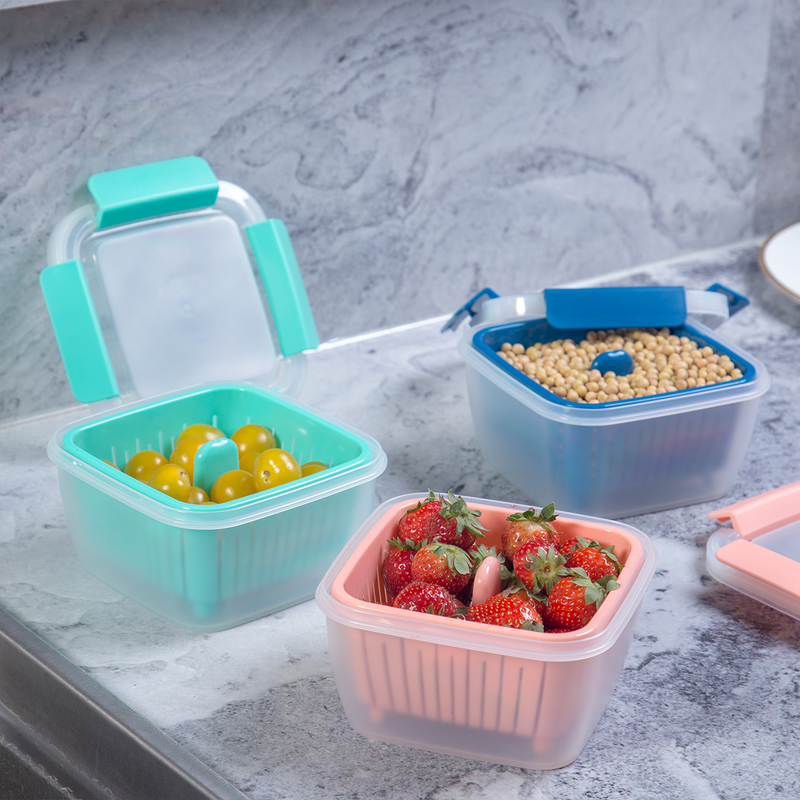 Vague Fruits and Vegtables Square Leachate Box - Al Makaan Store