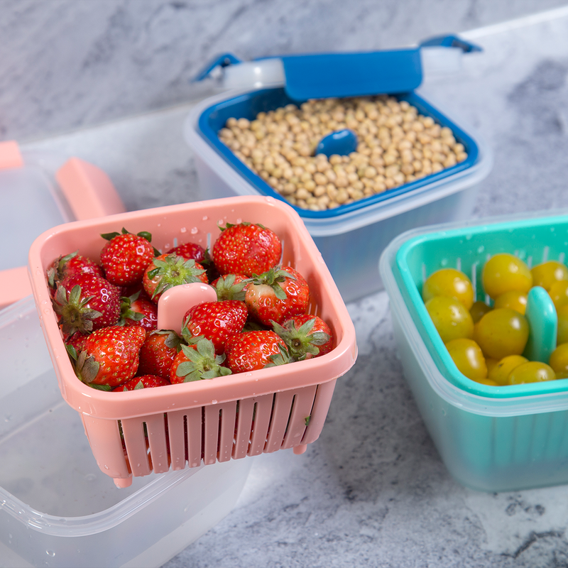Vague Fruits and Vegtables Square Leachate Box - Al Makaan Store