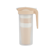 Vague Water Pitcher with 4 Cups Set 1.6 L - Al Makaan Store