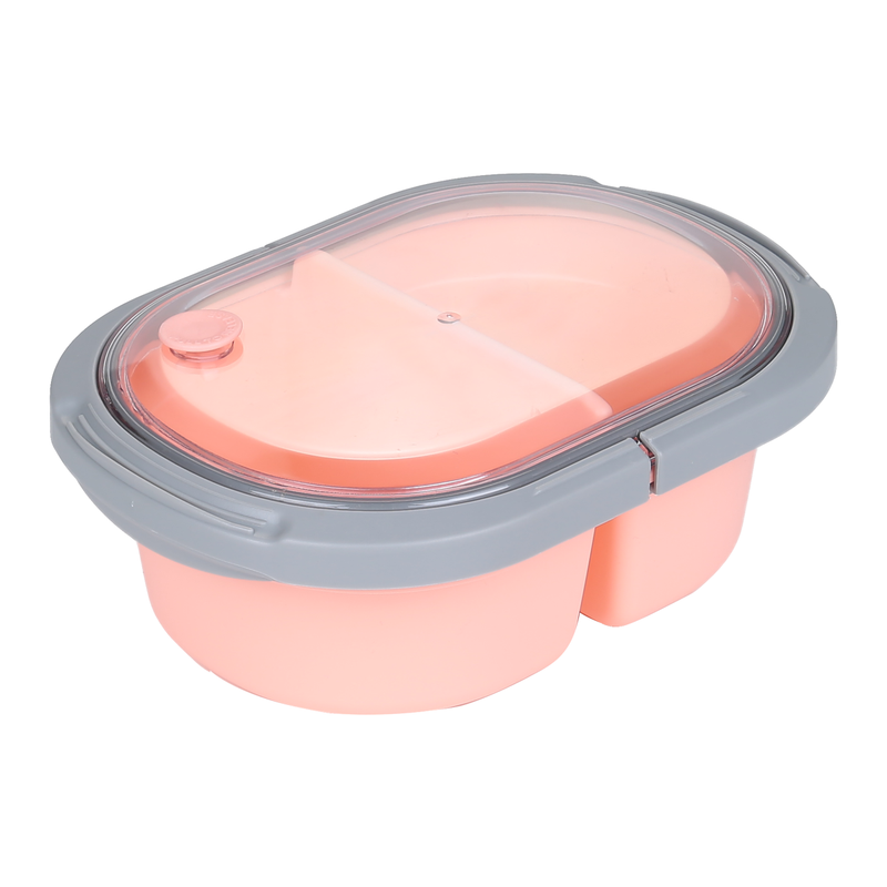 Vague Oval Two Compartment Lunch Box - Al Makaan Store