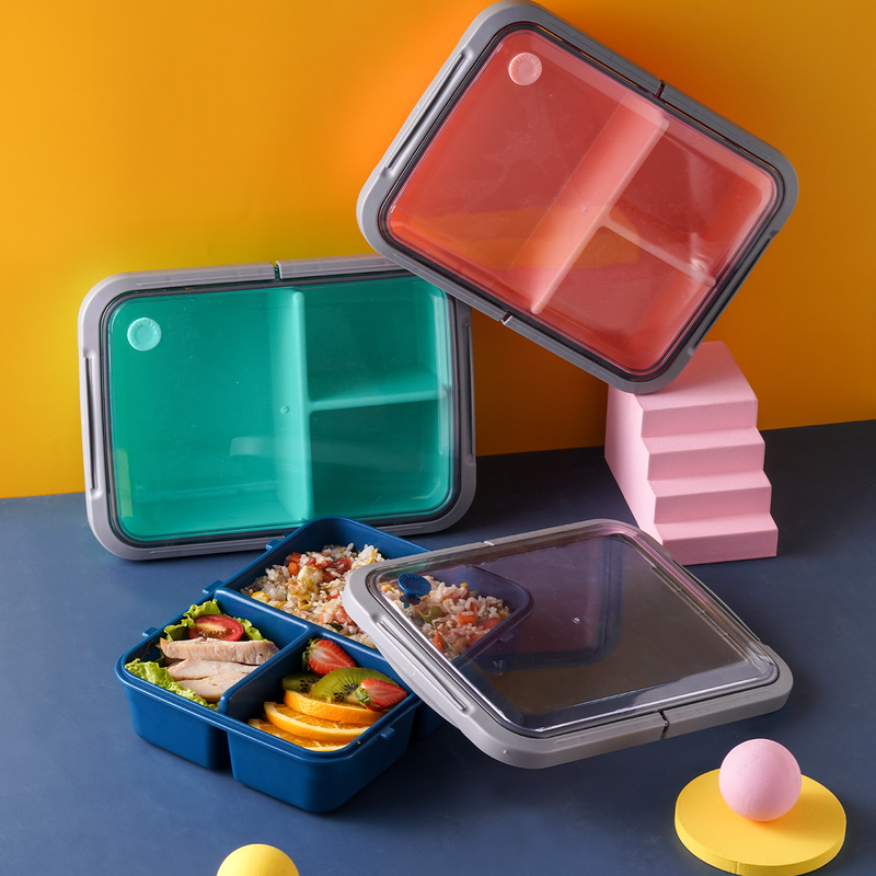 Vague Three Compartment Lunch Box - Al Makaan Store