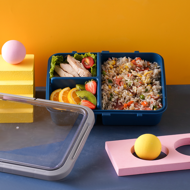 Vague Three Compartment Lunch Box - Al Makaan Store