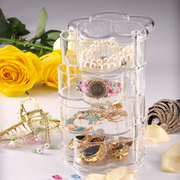 Vague Acrylic 4 Layers Flower Shape Serving Stand - Al Makaan Store