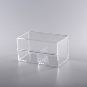 Vague Acrylic 2 Compartments Serving Tea Box - Al Makaan Store