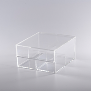 Vague Acrylic 4 Compartments Serving Tea Box - Al Makaan Store