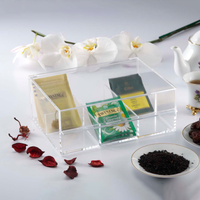 Vague Acrylic 6 Compartments Serving Tea Box - Al Makaan Store