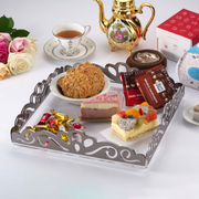 Vague Acrylic Square Laser Tray 35 x 7.5 cm - Al Makaan Store