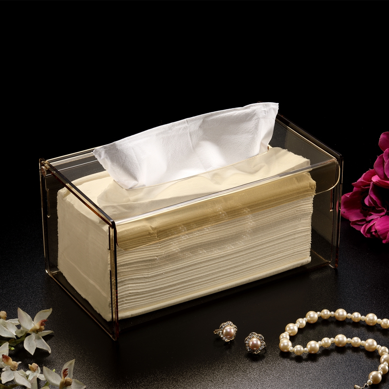 Vague Acrylic Long Tissue box - Al Makaan Store