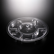 Vague Acrylic 7 Compartment Serving Set - Al Makaan Store