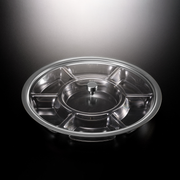 Vague Acrylic 7 Compartment Serving Set - Al Makaan Store