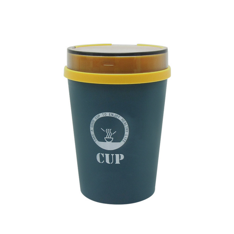 Vague Silicone Airtight Soup Bottle with Spoon 500 ml - Al Makaan Store