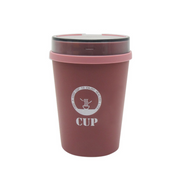 Vague Silicone Airtight Soup Bottle with Spoon 500 ml - Al Makaan Store