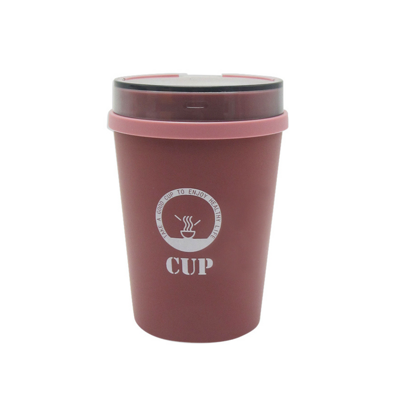 Vague Silicone Airtight Soup Bottle with Spoon 500 ml - Al Makaan Store