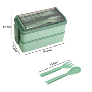 Vague Silcone Two Layer Lunch Box 1.4 Liter - Al Makaan Store