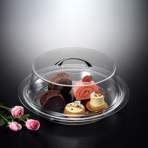 Vague Round Acrylic Cake Box - Al Makaan Store