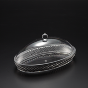 Vague Diamond Oval Acrylic Dessert Set - Al Makaan Store
