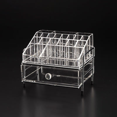 Vague Medium Acrylic Cosmetic Jewelery Box 1 Drawer - Al Makaan Store