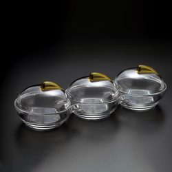 Vague Acrylic Candy Bowls Set 41 cm - Al Makaan Store