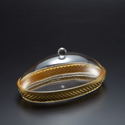Vague Diamond Oval Acrylic Dessert Set - Al Makaan Store