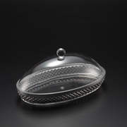 Vague Diamond Oval Acrylic Dessert Set - Al Makaan Store