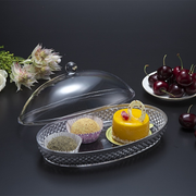 Vague Diamond Oval Acrylic Dessert Set - Al Makaan Store