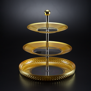 Vague Diamond Acrylic 3 Tier Sweet Set - Al Makaan Store