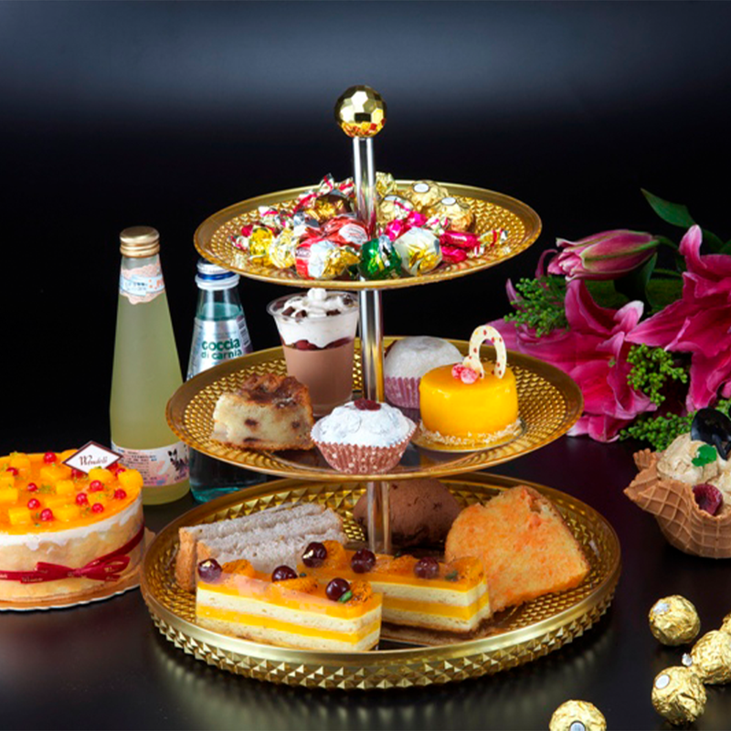 Vague Diamond Acrylic 3 Tier Sweet Set - Al Makaan Store