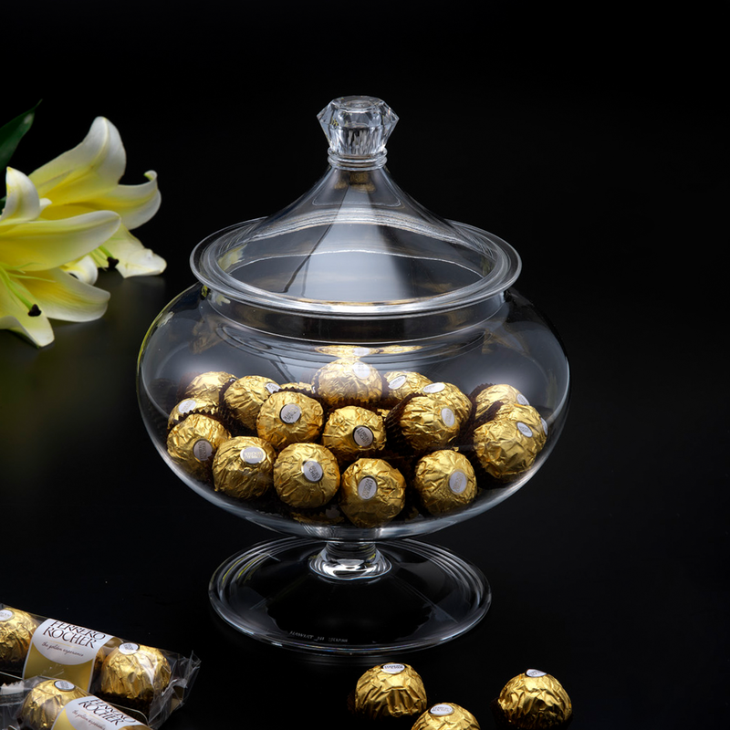 Vague Crown Acrylic Candy Box - Al Makaan Store