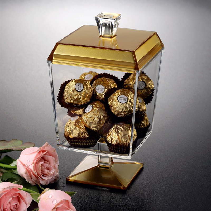 Vague Square Acrylic Candy Box - Al Makaan Store