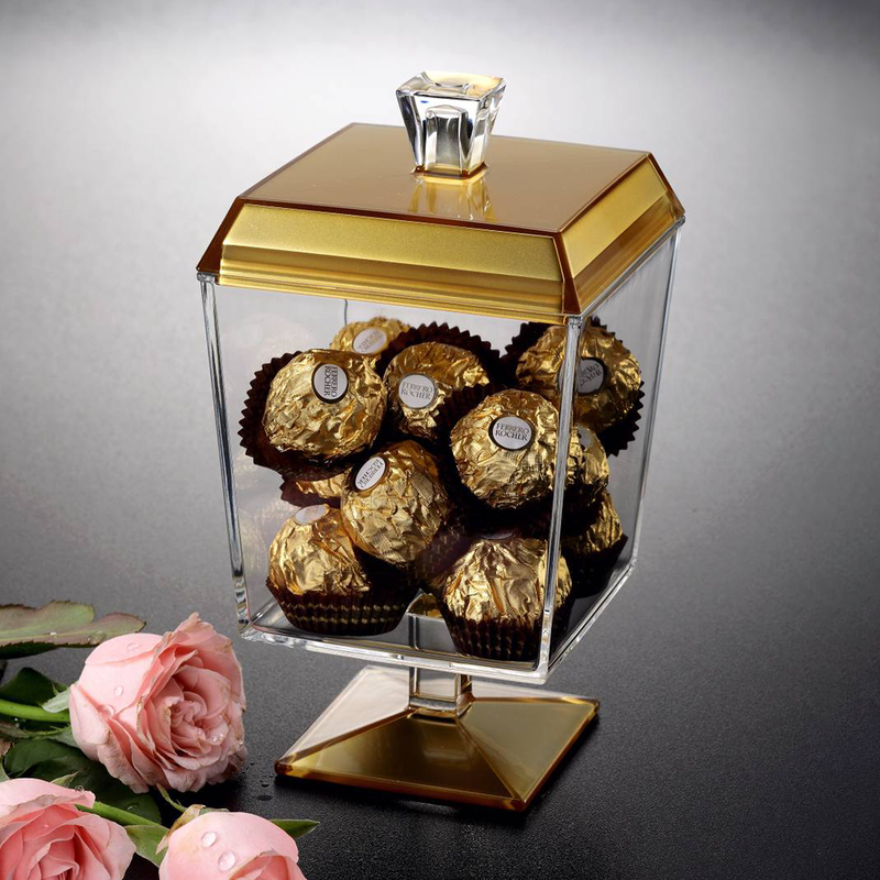 Vague Square Acrylic Candy Box - Al Makaan Store