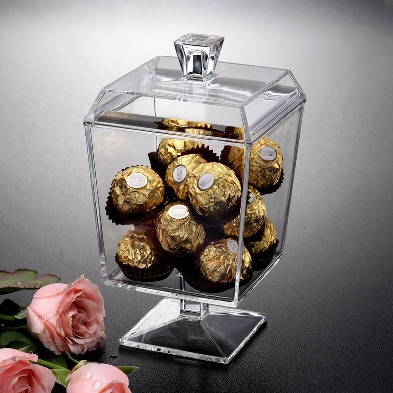 Vague Square Acrylic Candy Box - Al Makaan Store