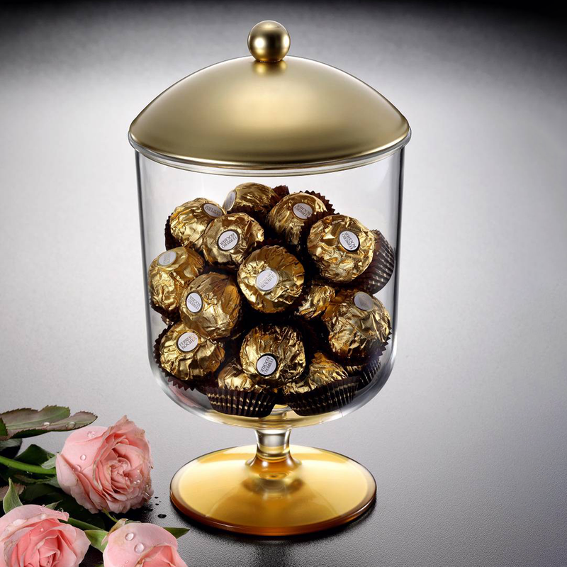 Vague Round Acrylic Candy Box - Al Makaan Store