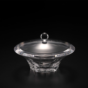 Vague Acrylic Candy & Dates Serving Bowl 18 cm - Al Makaan Store