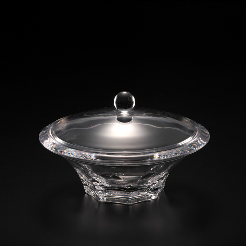Vague Acrylic Candy & Dates Serving Bowl 18 cm - Al Makaan Store