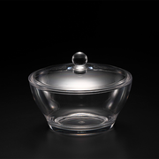 Vague Acrylic Candy & Dates Serving Bowl 15.5 cm - Al Makaan Store