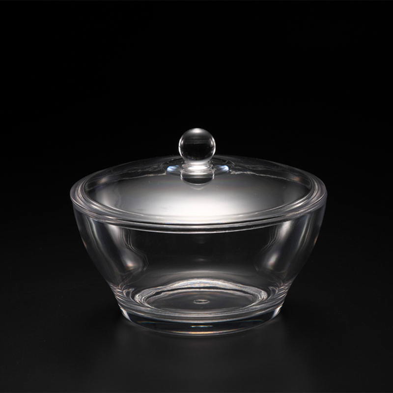 Vague Acrylic Candy & Dates Serving Bowl 15.5 cm - Al Makaan Store