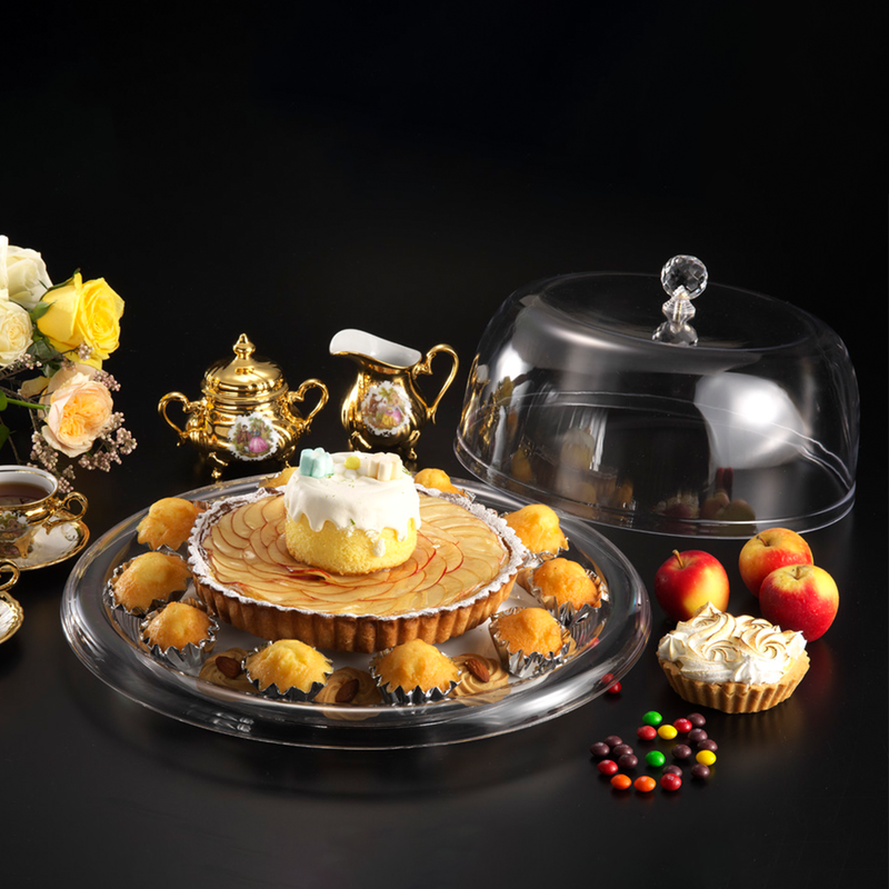 Vague Acrylic Cake & Desserts Serving Set - Al Makaan Store