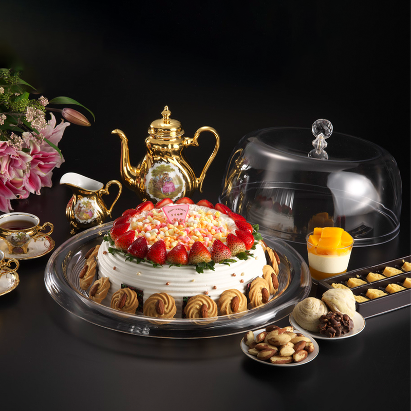 Vague Acrylic Cake & Desserts Serving Set - Al Makaan Store