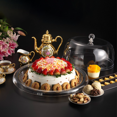 Vague Acrylic Cake & Desserts Serving Set - Al Makaan Store