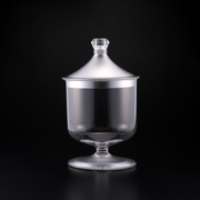 Vague Acrylic Candy Cookies Jar 17.5 cm - Al Makaan Store