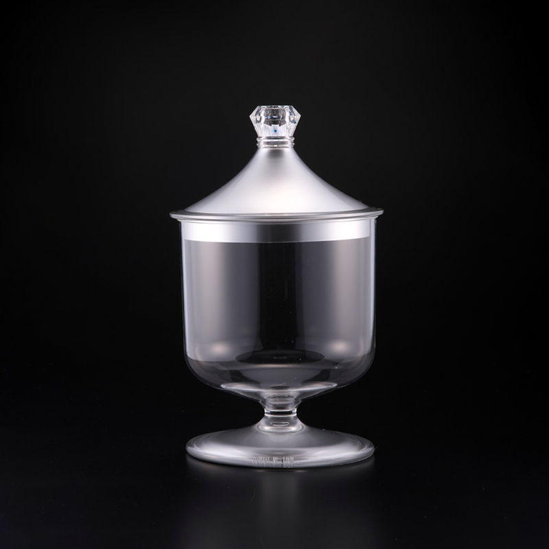 Vague Acrylic Candy Cookies Jar 17.5 cm - Al Makaan Store