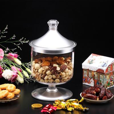 Vague Acrylic Candy Cookies Jar 17.5 cm - Al Makaan Store