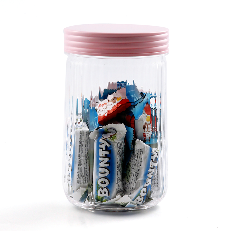 Vague Acrylic Ripple Storage Jar - Al Makaan Store